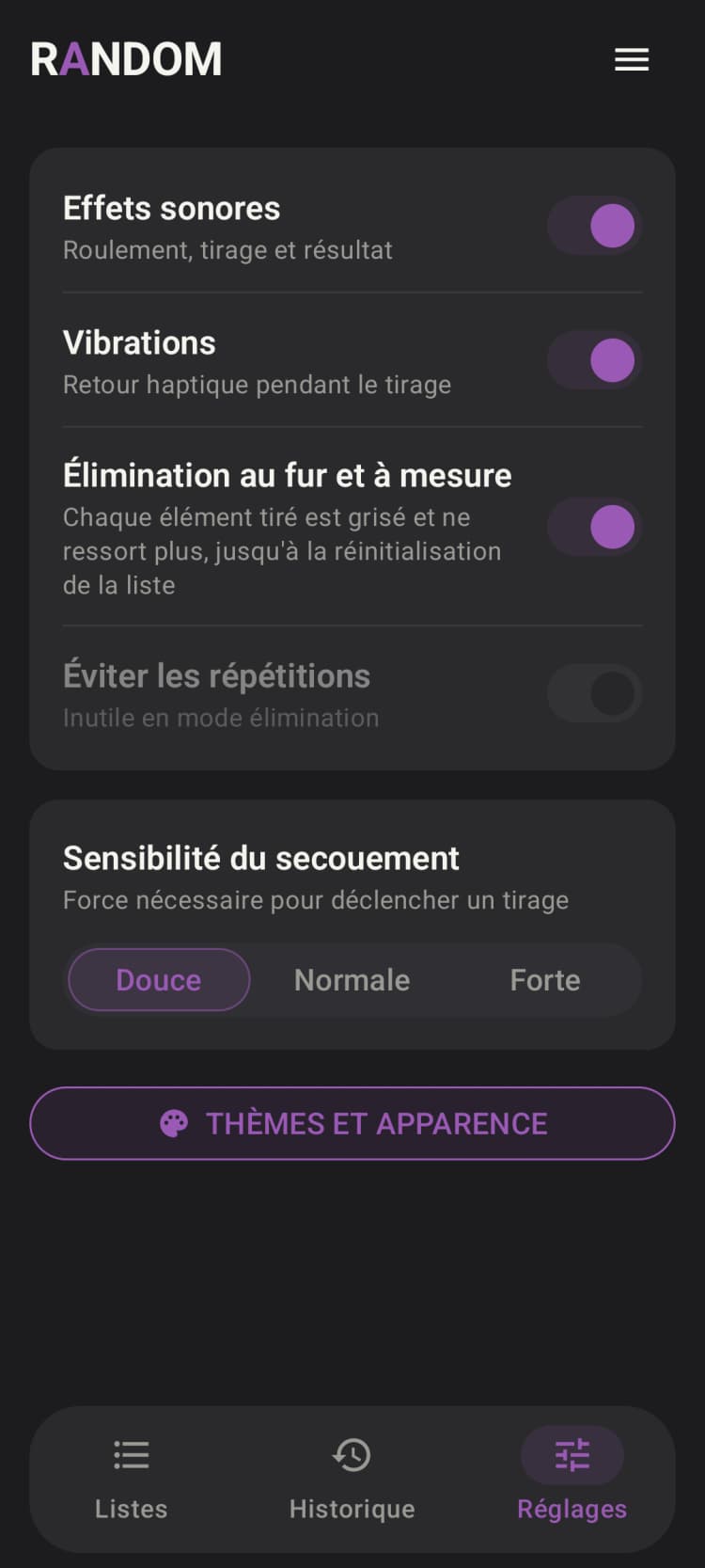 Capture d'écran Random 4